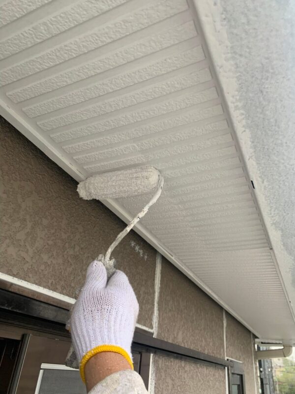 福岡県みやま市 A様邸 付帯部塗装 軒天塗装は何のために重要?