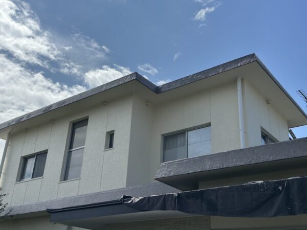 福岡県大牟田市　A様邸　外壁塗装工事　下地処理～塗装までの流れ