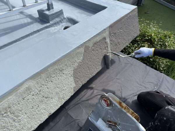 福岡県大牟田市　A様邸　外壁塗装工事　下地処理～塗装までの流れ