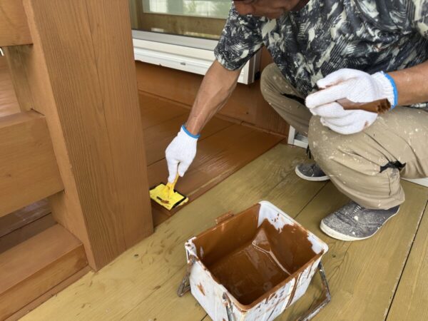 福岡県久留米市　K様邸　外壁塗装工事　キシラデコール塗装とは？