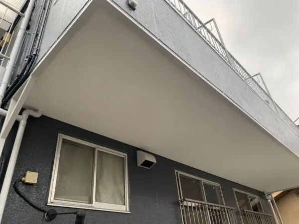 福岡県柳川市 アパート 付帯部塗装 軒天は建物にとって重要?