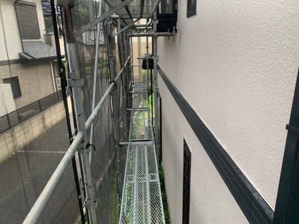 福岡県みやま市 A様邸 外壁塗装工事 下塗り・中塗り・上塗りの3工程で塗装完了しました!