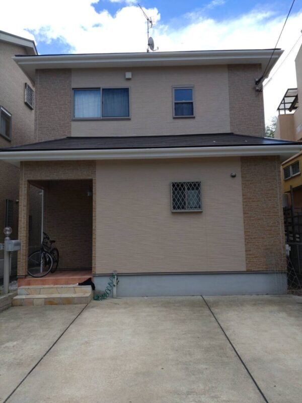 福岡県八女市　F様邸　外壁塗装工事　クリア塗装と通常塗装の違いとは？